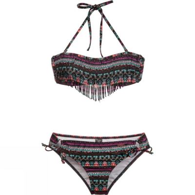 Bikini Protest Wandering 17 Bandeau Mujer Multicolor - Chile OPQ186347